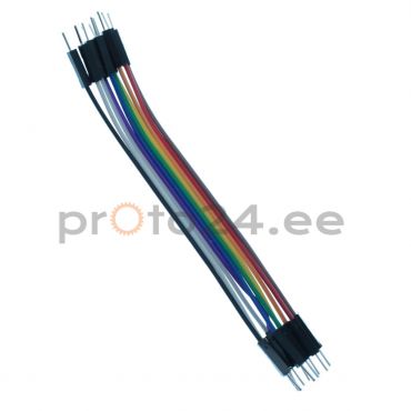 0,37€
Duponti ühendusjuhtmed maketeerimislauale
Pin 2,54mm, AWG 24, pikkus 10cm
Isane-isane otsikud
jumper wire
Komplektis 10 erinevat värvi
